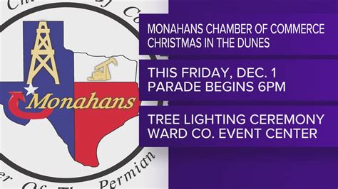 Monahans Chamber of Commerce announces 'Christmas in the Dunes', which ...
