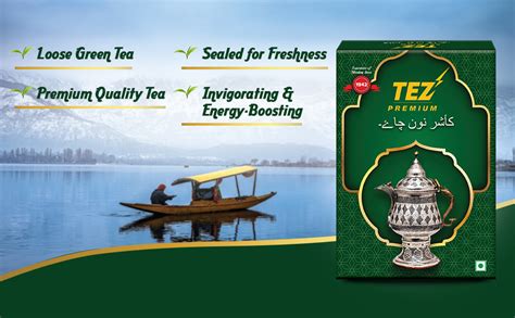 Tez Premium Noon Chai, 500 Grams Box | Green Tea Leaves | Green Tea ...