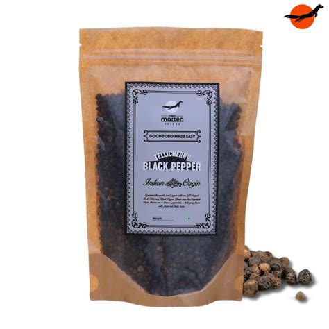 Tellicherry Black Pepper| Whole Black Pepper |Nilgiri Marten