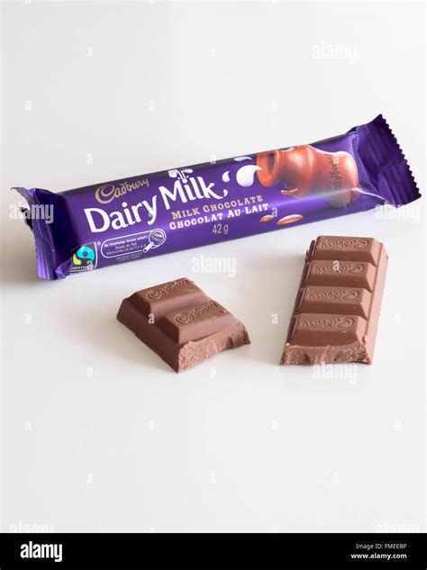 Cadbury dairy milk chocolate bar hi-res stock photography and images ...