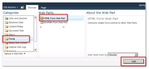 How to Use Form Web Part to Show Data From a List 的图像结果