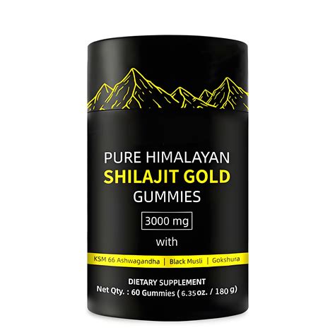 Pure Himalayan Shilajit Gold Gummies | Ultimate Energy & Focus