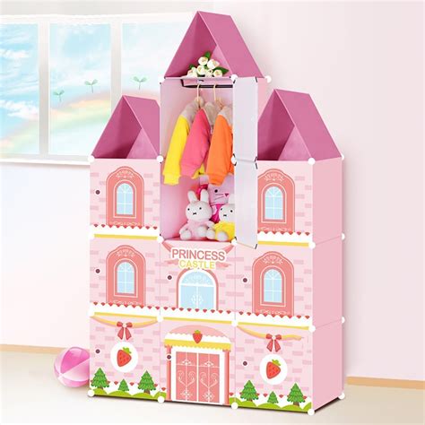 Castle Wardrobe by House of Quirk DIY Cabinet Hanger Wardrobe for Kids ...