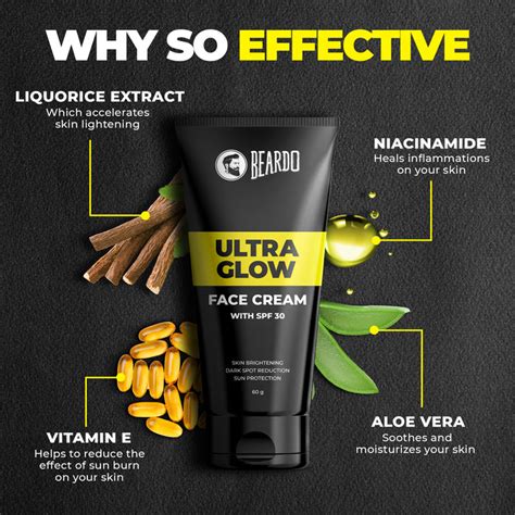 Beardo Ultraglow Face Cream for Men (SPF-30) – Beardo India