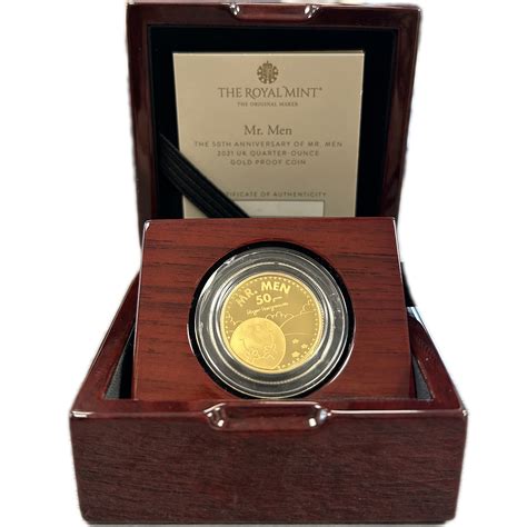 Proof Gold Quarter Ounce - Mr. Men - ATS Bullion