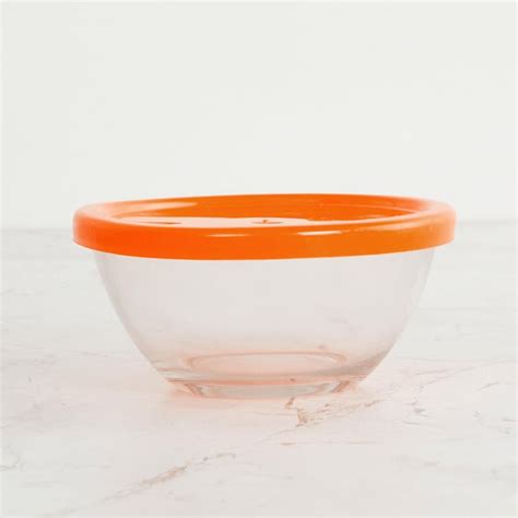 Buy Tuscany Transparent Glass Bowls with Lid- 2 Pcs from Home Centre at ...