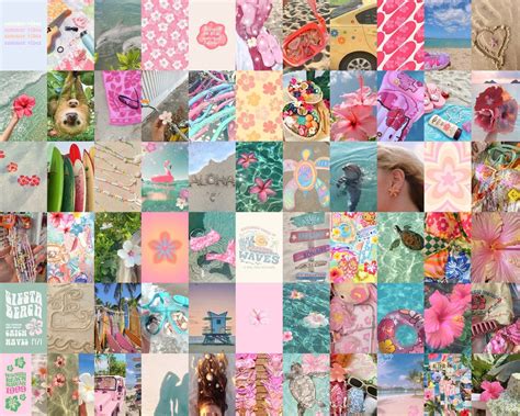 Download Coconut Girl Aesthetic Collage Wallpaper | Wallpapers.com