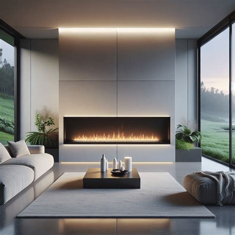 Sleek Electric Fireplaces for Cozy Modern Living Rooms