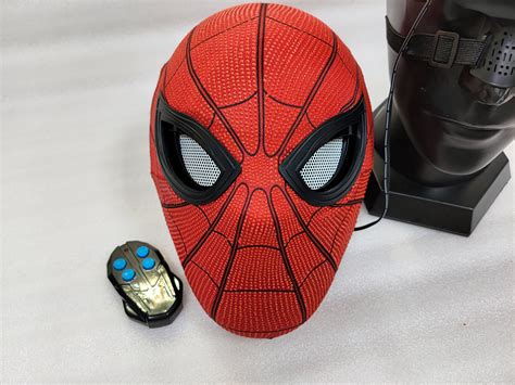 Spiderman Mask Spider Man Homecoming Upgraded Cosplay Mask - Etsy UK