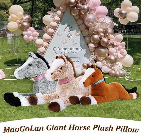 MaoGoLan Large Horse Stuffed Animal for Boy, Big India | Ubuy