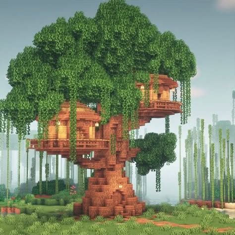 Image result for Minecraft Forest House Tutorial