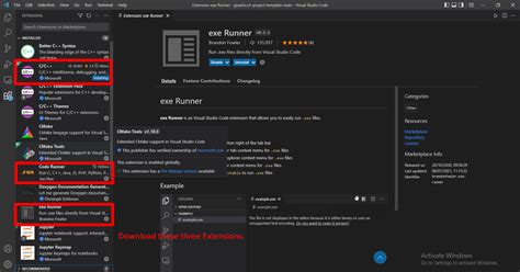 Image result for How to Use Graphics.h in vs Code