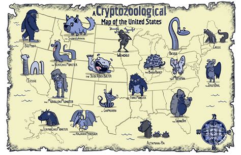 Cryptozoology Check List By Blankmangedeviantartcom On