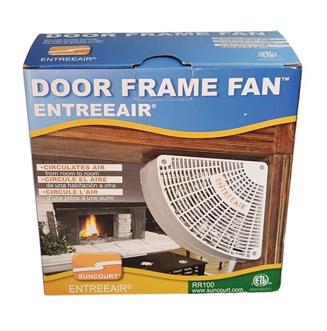 Suncourt Entreeair RR100 Door Frame Fan White Air Circulator Pristine ...