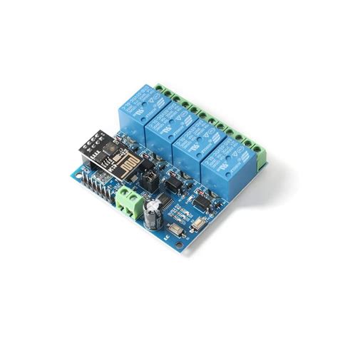JESSINIE ESP8266 ESP-01 4 Channel 5V WiFi Relay | Ubuy India