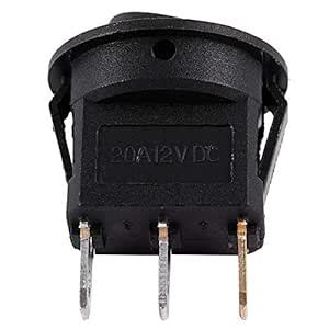 BIG BOOM® 12V LED Inverter Rocking Rocker Switch Round SPST ON-Off for ...