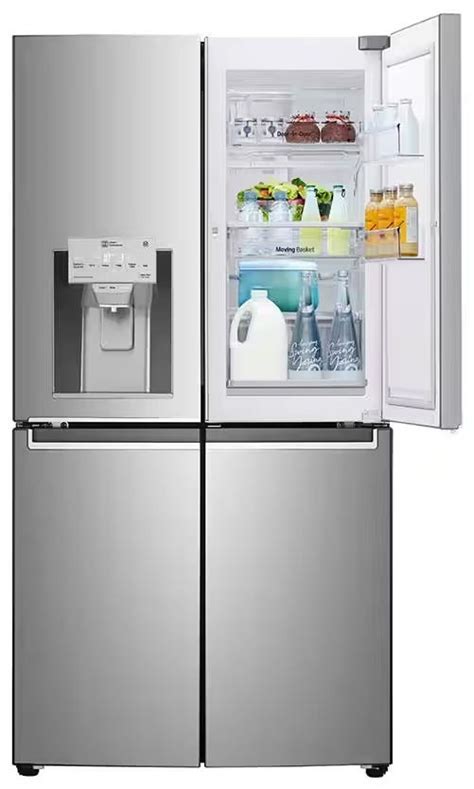 LG 889 L No Frost Free Multi Door Refrigerator Silver (GR-J31FTUHL ...