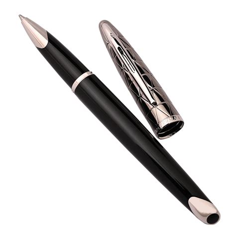Waterman Carene Black & Gunmetal Roller Ball Pen |Shop Online|Waterman ...