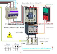 Image result for Conectar Contactor Con Botones