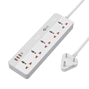 Buy OTEK VoltSafe 531 Extension Board with 5 Universal Sockets,3 USB,1 ...