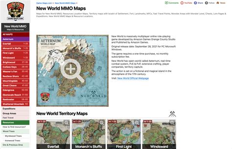 Image result for New World Level Map