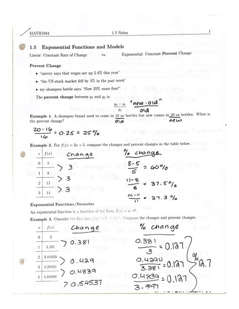 Exponential Function Grade 10 的图像结果