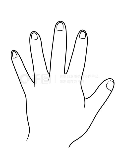 手掌简笔画 的图像结果