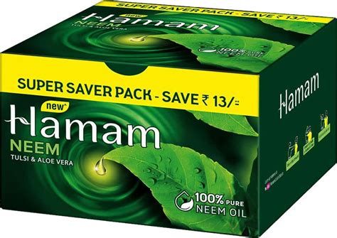 Buy HAMAM NEEM TULSI AND ALOEVERA SOAP BAR 3 X 150 G Online & Get Upto ...