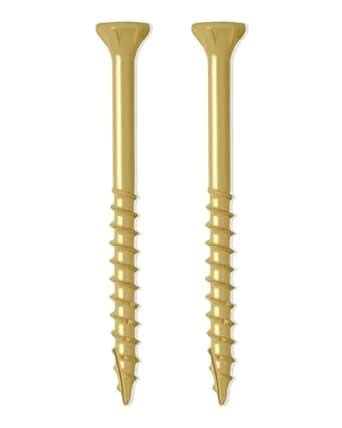 Deck Screws, Exterior Wood Screws #10 x 3-1/2 Inch 50 Pcs, Carbon Steel ...
