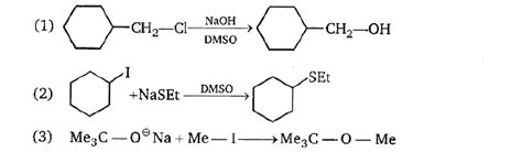 Which compound might be synthesized by the `S_(N^2)` displacement of an ...