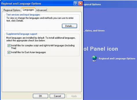 Image result for Windows XP Change Language