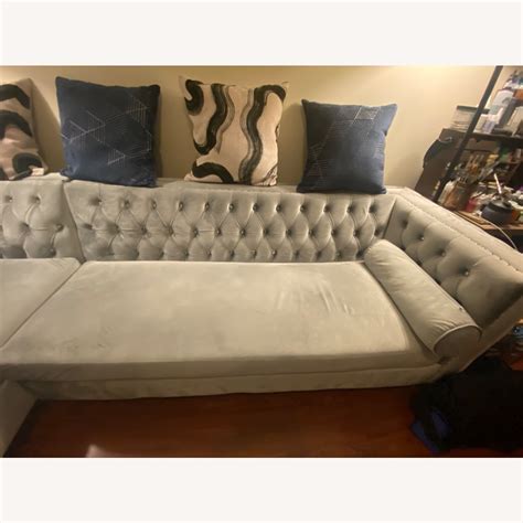 Grey Sectional Couch 的图像结果