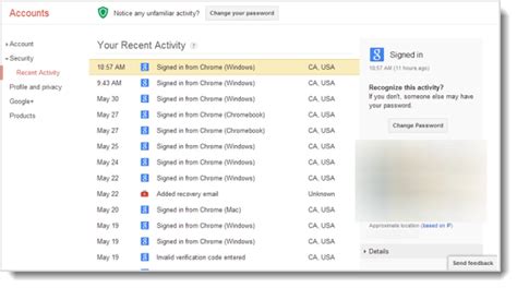 Image result for Recent Activity On Website