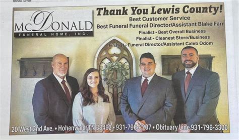 McDonald Funeral Home, Inc.