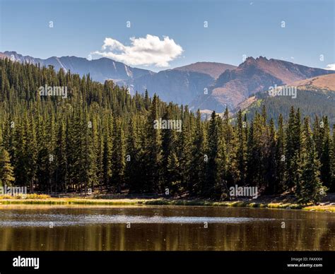 Mount Evans & Echo Lake along the Mount Evans Scenic Byway, Colorado, USA Stock Photo - Alamy