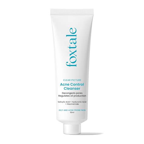 Foxtale 2% Salicylic Acid Face Wash for Oily & Acne Prone Skin with ...
