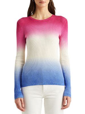 Dip-Dyed Ribbed Sweater