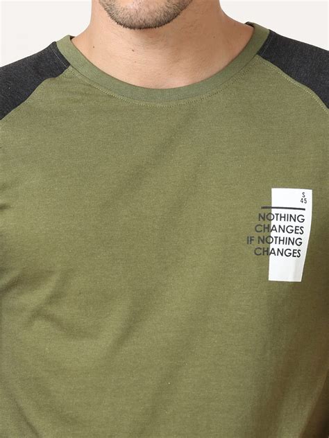 Slim Fit Crew-Neck T-Shirt | Casual Style, Printed Design – Shade 45