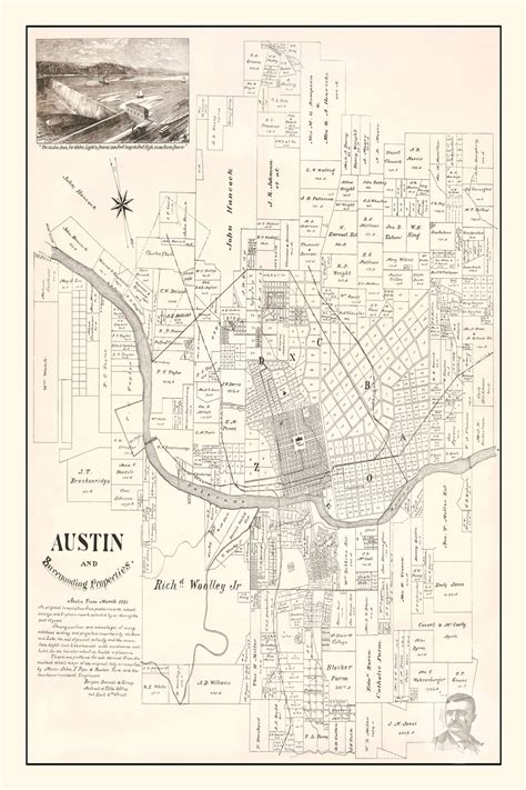 🗺️ Austin, Texas 1891 United States City Map • Old Map of the Day ...