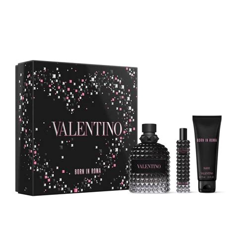 Amazon.com : Valentino Born in Roma Uomo Gift Set for Men (3pc ...