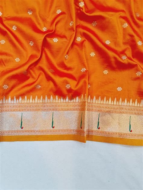 Morni Paithani Dupatta MA8 I – Shankari Paithani