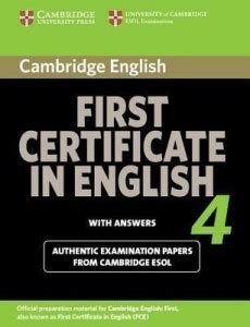 Cambridge First Certificate in English 4 for Updated Exam Student's ...