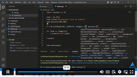 Python GUI Development 的图像结果