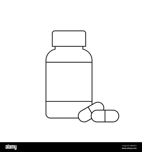 Prescription Bottle Drawing