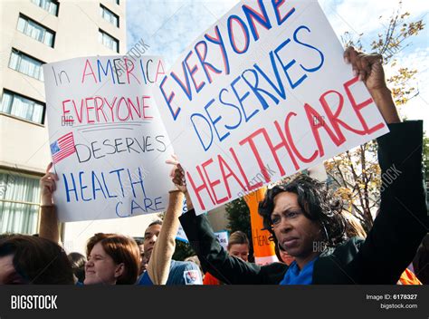 Health Care Protest Image & Photo (Free Trial) | Bigstock