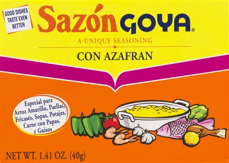GOYA Sazon Azafran Seasoning 1PACK - Walmart Business Supplies