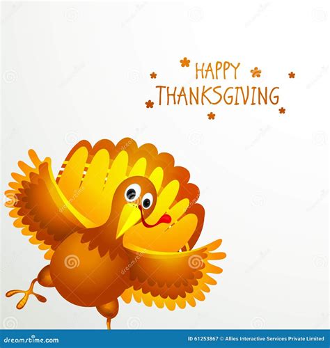 Happy Thanksgiving Cute Turkey