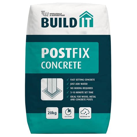 20Kg Post Mix PostCrete Fencing Cement Concrete Fast Setting Ready To ...