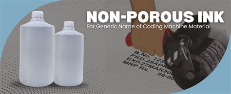 SMART PACK Non-Porous Ink for Generic Name of Coding Machine Material ...