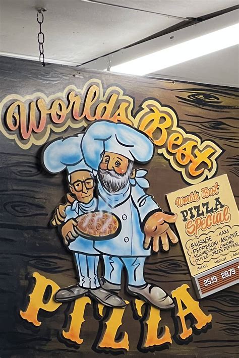 Menu at World's Best Pizza pizzeria, Hacienda Heights